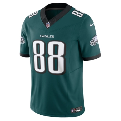 Men's Philadelphia Eagles Dallas Goedert Midnight Green Vapor F.U.S.E. Limited Jersey 02