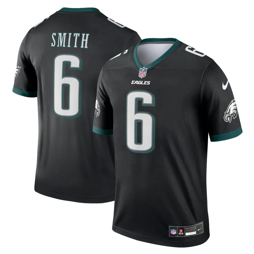 Men's Philadelphia Eagles DeVonta Smith Black Legend Jersey