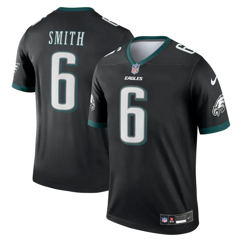 Men's Philadelphia Eagles DeVonta Smith Black Legend Jersey