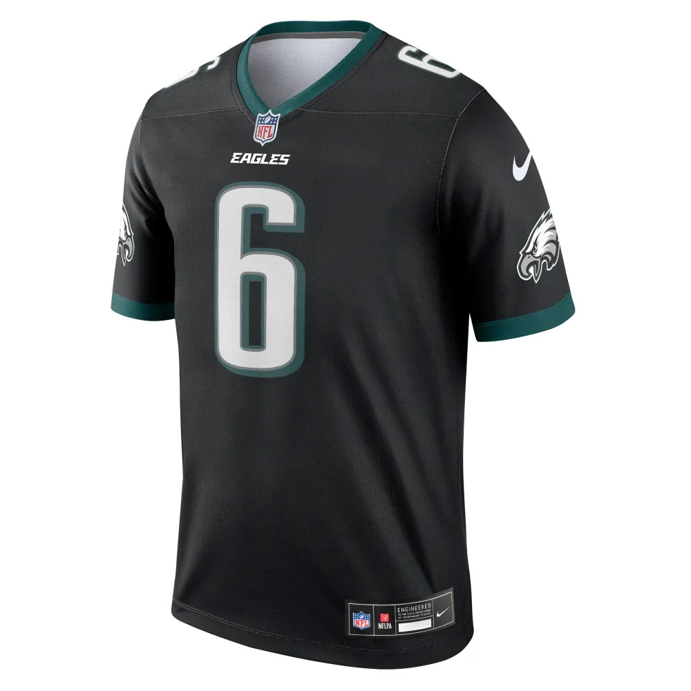 Men's Philadelphia Eagles DeVonta Smith Black Legend Jersey