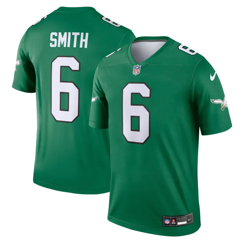 Men's Philadelphia Eagles DeVonta Smith Kelly Green Legend Jersey