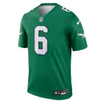 Men's Philadelphia Eagles DeVonta Smith Kelly Green Legend Jersey