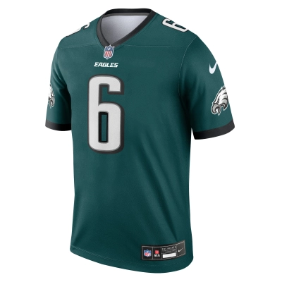 Men's Philadelphia Eagles DeVonta Smith Midnight Green Legend Jersey 02