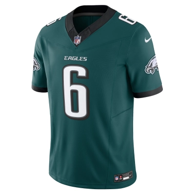 Men's Philadelphia Eagles DeVonta Smith Midnight Green Vapor F.U.S.E. Limited Jersey 02