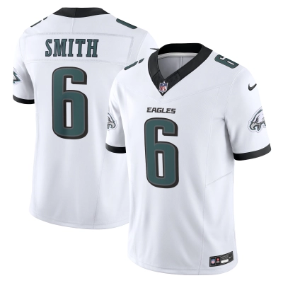 Men's Philadelphia Eagles DeVonta Smith White Vapor F.U.S.E. Limited Jersey 01
