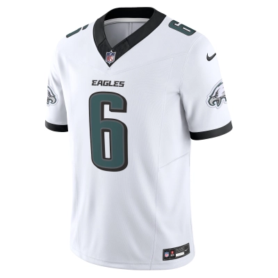 Men's Philadelphia Eagles DeVonta Smith White Vapor F.U.S.E. Limited Jersey 02