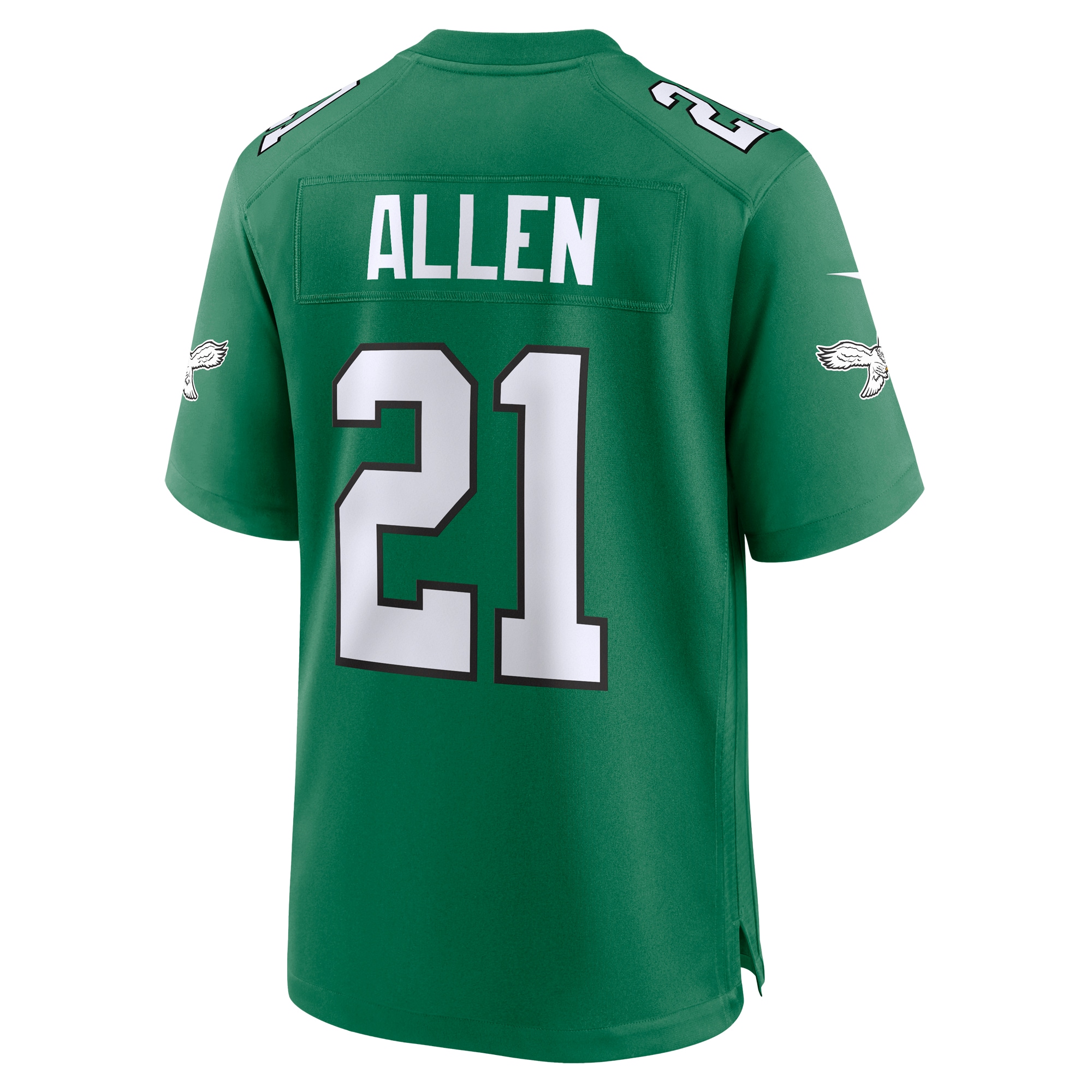 Men's Philadelphia Eagles Eric Allen Kelly Green Alternate Game Jersey