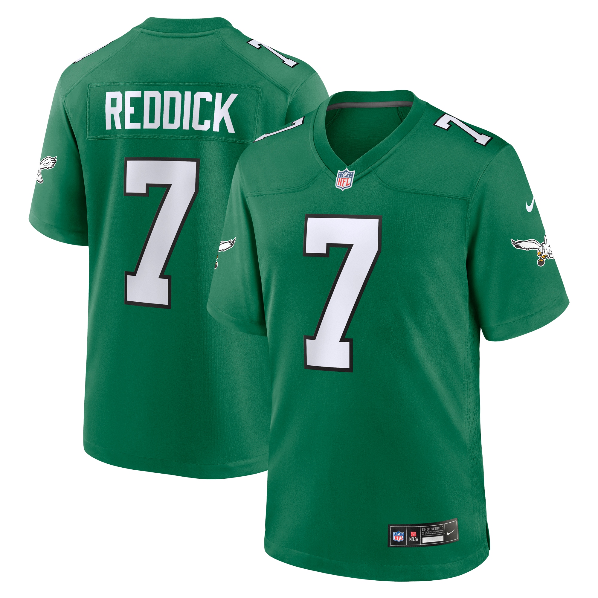 Men's Philadelphia Eagles Haason Reddick Kelly Green Alternate Game Jersey