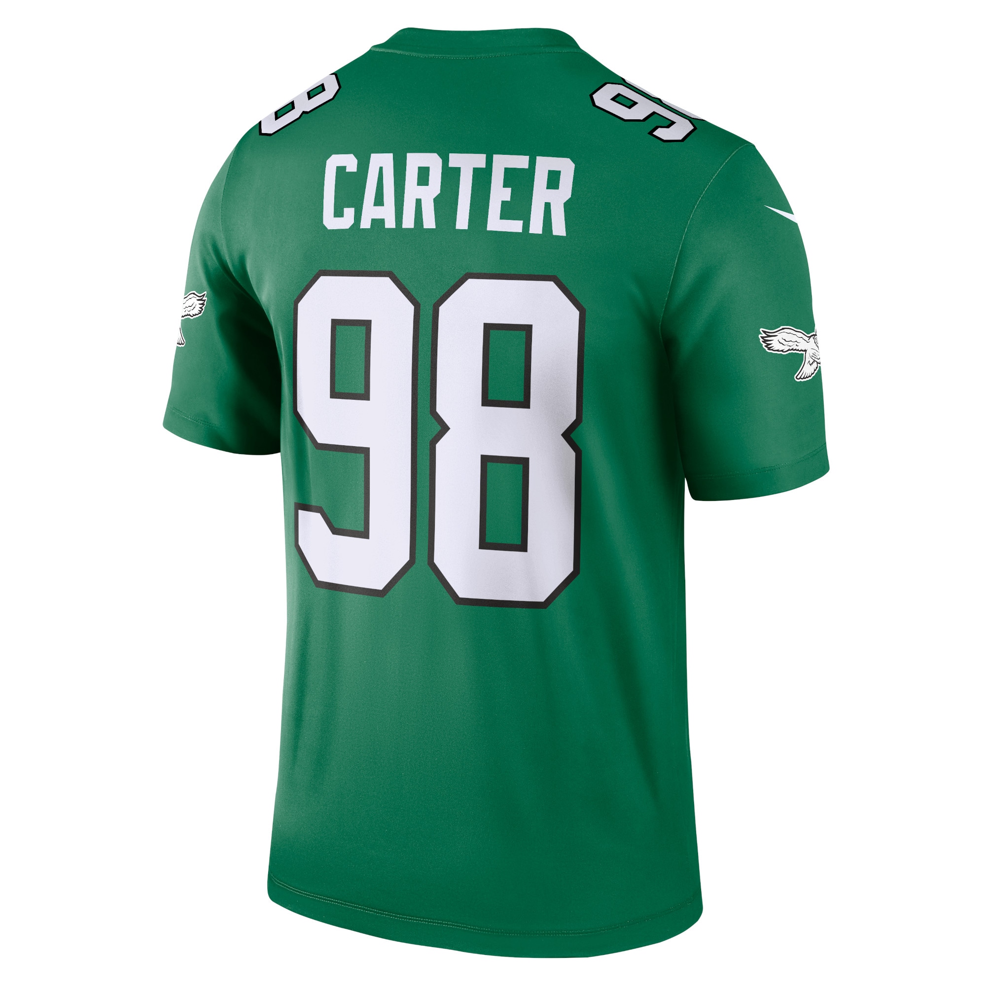 Men's Philadelphia Eagles Jalen Carter Kelly Green Alternate Legend Jersey