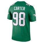 Men's Philadelphia Eagles Jalen Carter Kelly Green Alternate Legend Jersey