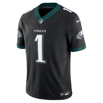 Men's Philadelphia Eagles Jalen Hurts Black Alternate Vapor F.U.S.E. Limited Jersey 02