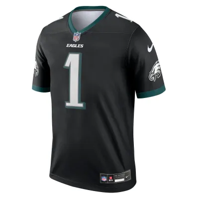 Men's Philadelphia Eagles Jalen Hurts Black Legend Jersey 02