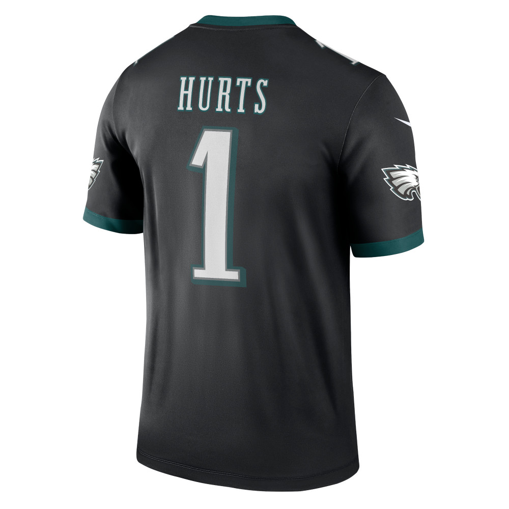 Men's Philadelphia Eagles Jalen Hurts Black Legend Jersey