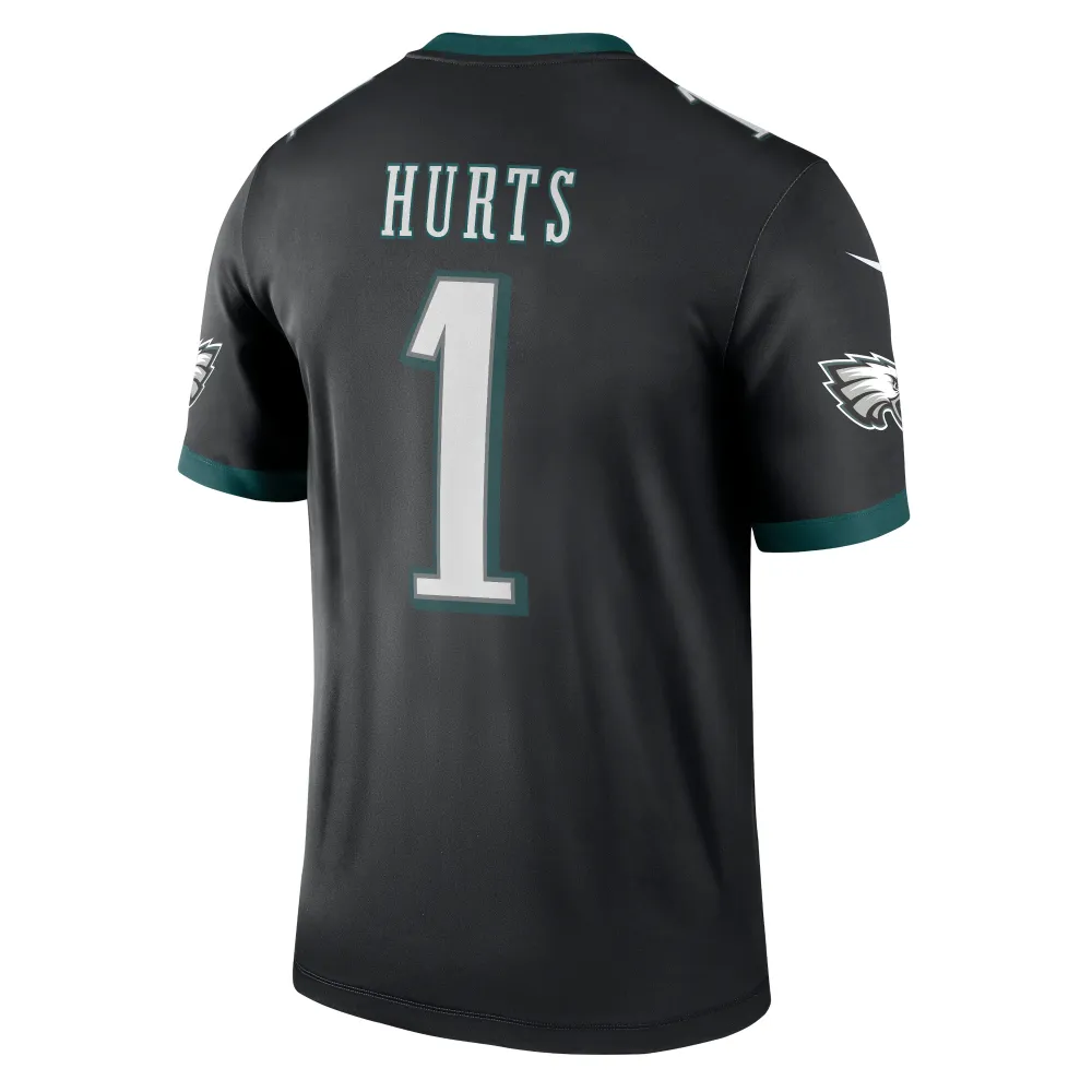 Men's Philadelphia Eagles Jalen Hurts Black Legend Jersey