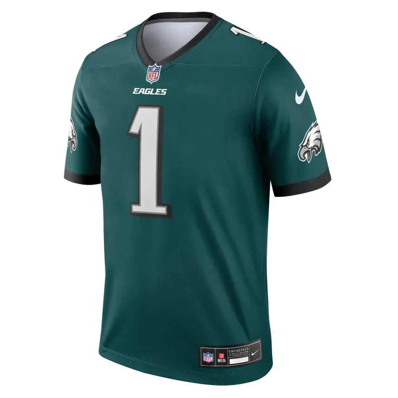 Men's Philadelphia Eagles Jalen Hurts Midnight Green Legend Jersey