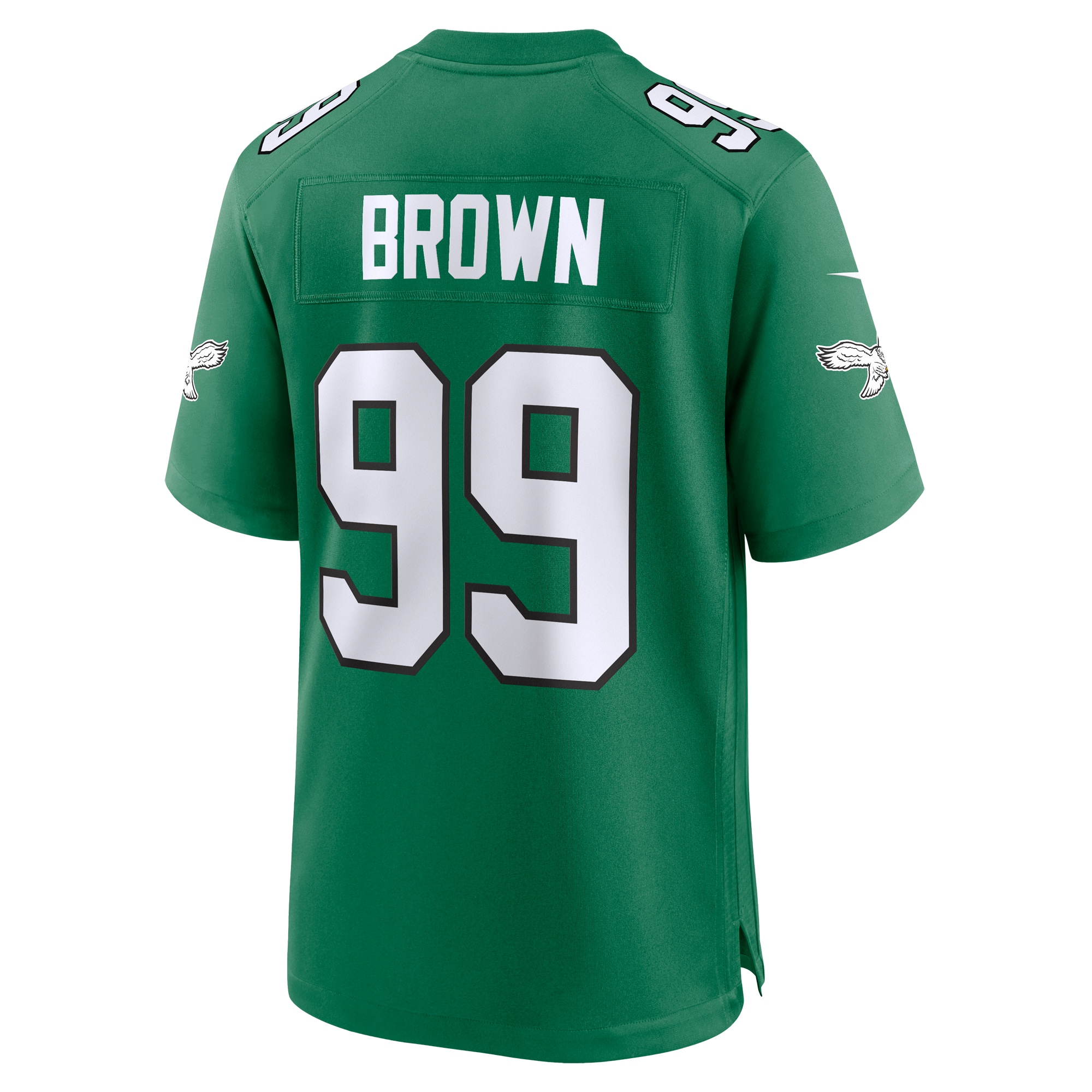 Men's Philadelphia Eagles Jerome Brown Kelly Green Alternate Game Jersey