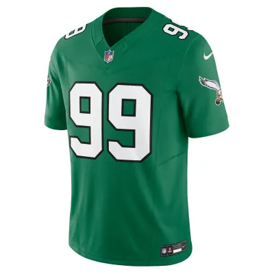 Men's Philadelphia Eagles Jerome Brown Kelly Green Alternate Vapor F.U.S.E. Limited Jersey 02
