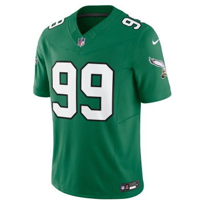 Men's Philadelphia Eagles Jerome Brown Kelly Green Alternate Vapor F.U.S.E. Limited Jersey 02
