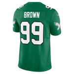 Men's Philadelphia Eagles Jerome Brown Kelly Green Alternate Vapor F.U.S.E. Limited Jersey