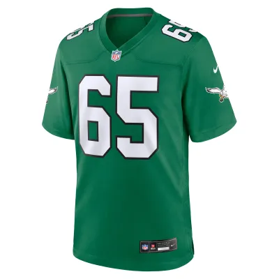 Men's Philadelphia Eagles Lane Johnson Kelly Green Alternate Game Jersey 02