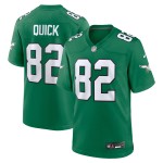 Men's Philadelphia Eagles Mike Quick Kelly Green Alternate Game Jersey