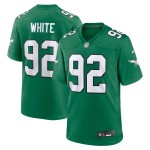 Men's Philadelphia Eagles Reggie White Kelly Green Alternate Game Jersey