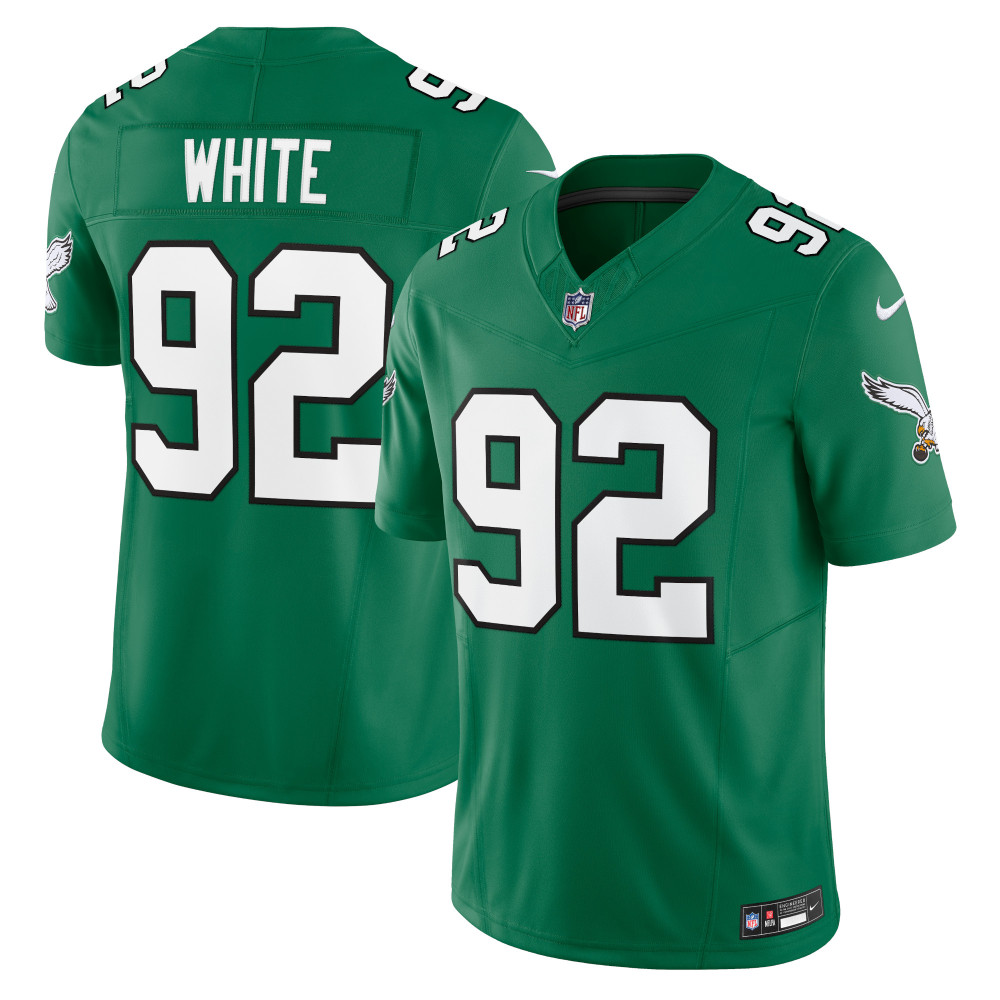 Men's Philadelphia Eagles Reggie White Kelly Green Alternate Vapor F.U.S.E. Limited Jersey