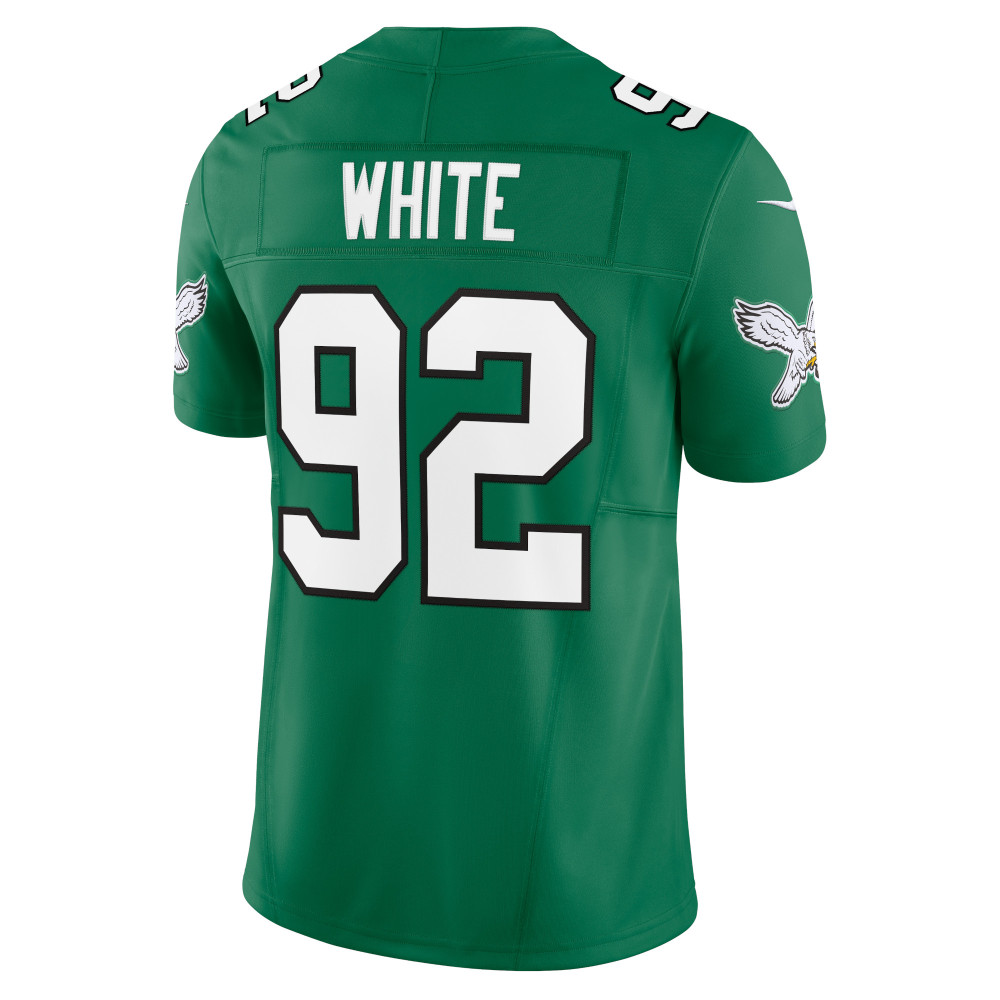 Men's Philadelphia Eagles Reggie White Kelly Green Alternate Vapor F.U.S.E. Limited Jersey