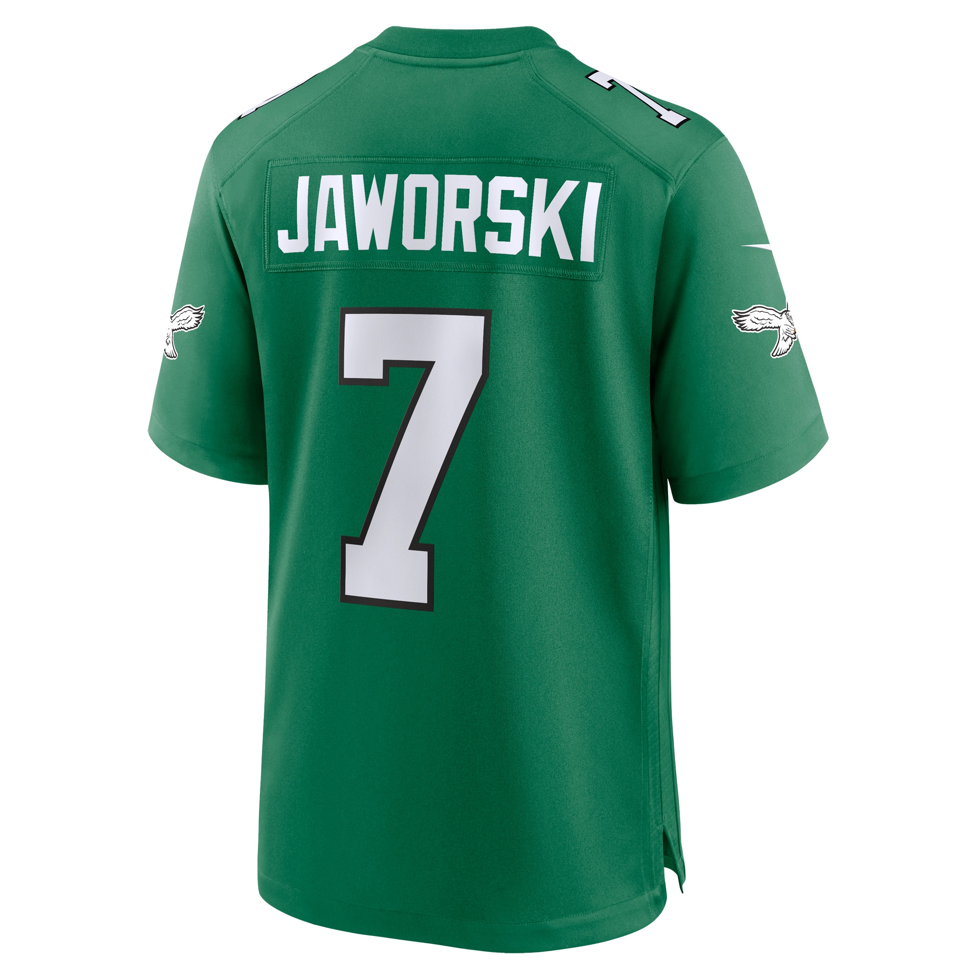 Men's Philadelphia Eagles Ron Jaworski Kelly Green Alternate Game Jersey
