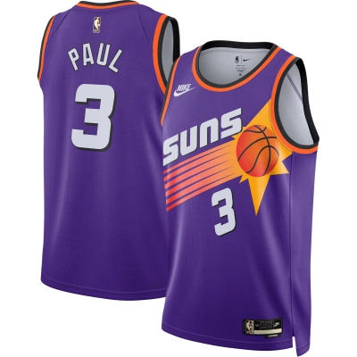 Men's Phoenix Suns Chris Paul Purple Swingman Jersey - Classic Edition 01