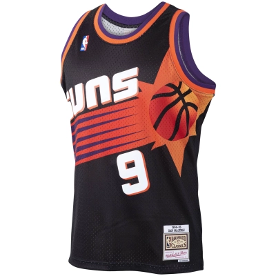 Men's Phoenix Suns Dan Majerle Black 1994/95 Hardwood Classics Swingman Jersey 02