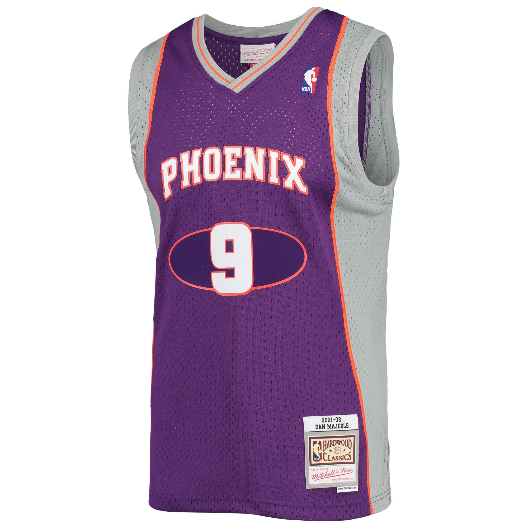 Men's Phoenix Suns Dan Majerle Purple 2001/02 Hardwood Classics Swingman Jersey