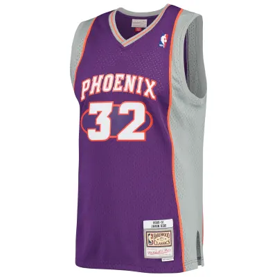 Men's Phoenix Suns Jason Kidd Purple Big & Tall Hardwood Classics 2000/01 Swingman Jersey 02