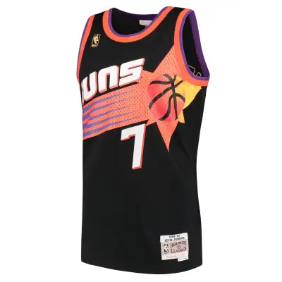 Men's Phoenix Suns Kevin Johnson Black 1996/97 Hardwood Classics Swingman Jersey 02