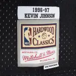 Men's Phoenix Suns Kevin Johnson Purple/Black Hardwood Classics 1996/97 Split Swingman Jersey