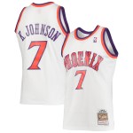 Men's Phoenix Suns Kevin Johnson White 1988/89 Hardwood Classics Swingman Jersey