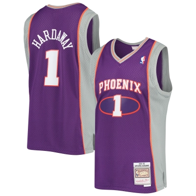 Men's Phoenix Suns Penny Hardaway Purple 2001/02 Hardwood Classics Swingman Jersey 01