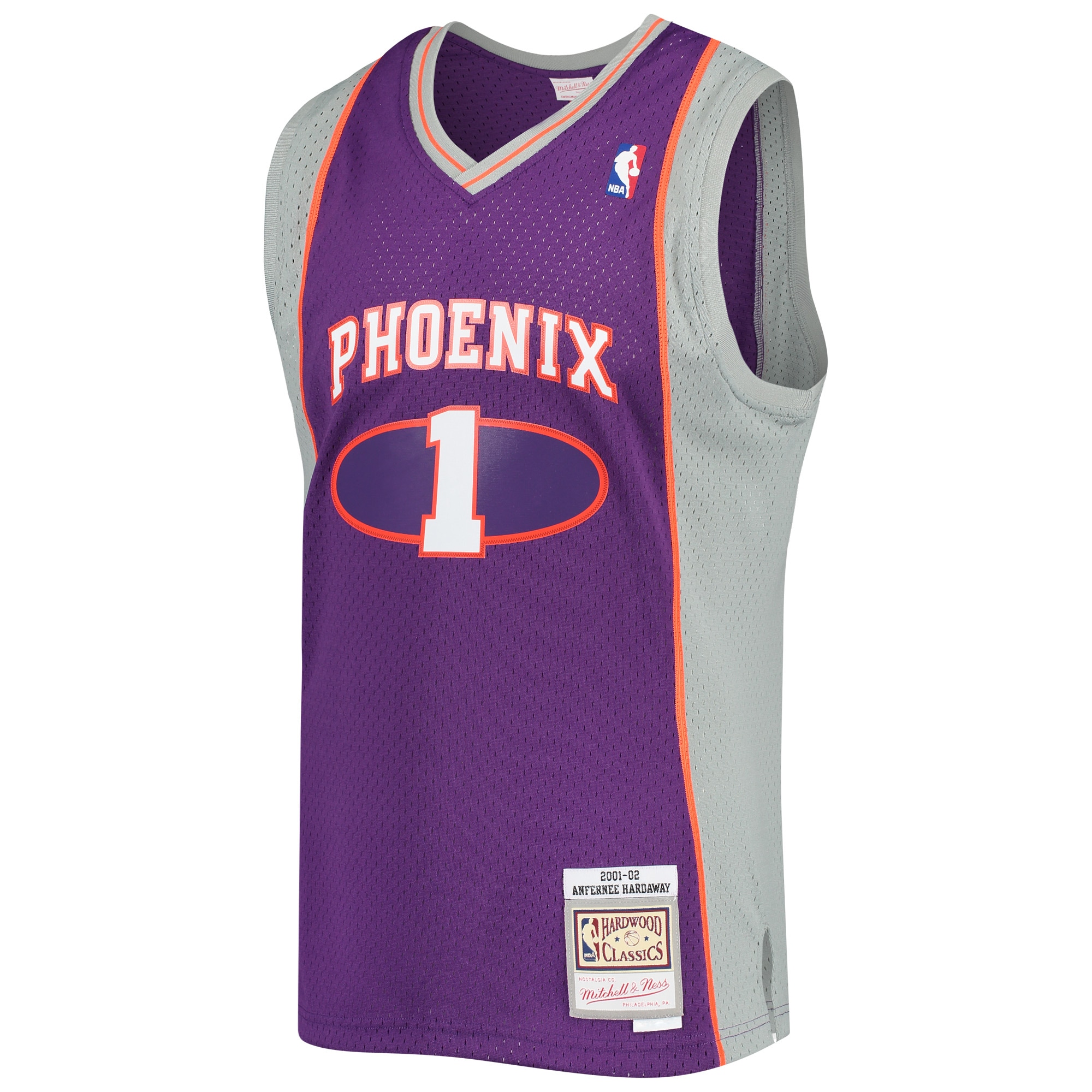 Men's Phoenix Suns Penny Hardaway Purple 2001/02 Hardwood Classics Swingman Jersey