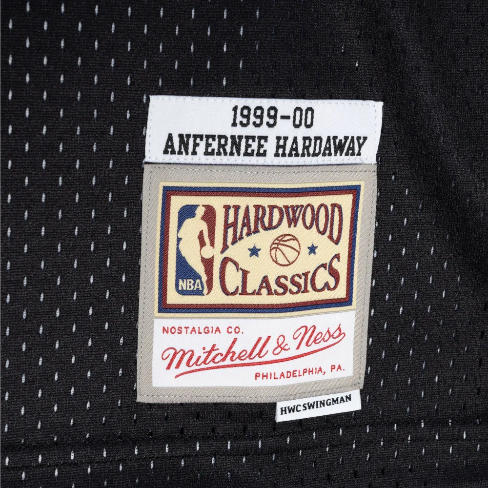 Men's Phoenix Suns Penny Hardaway Purple/Black Hardwood Classics 1999/00 Split Swingman Jersey