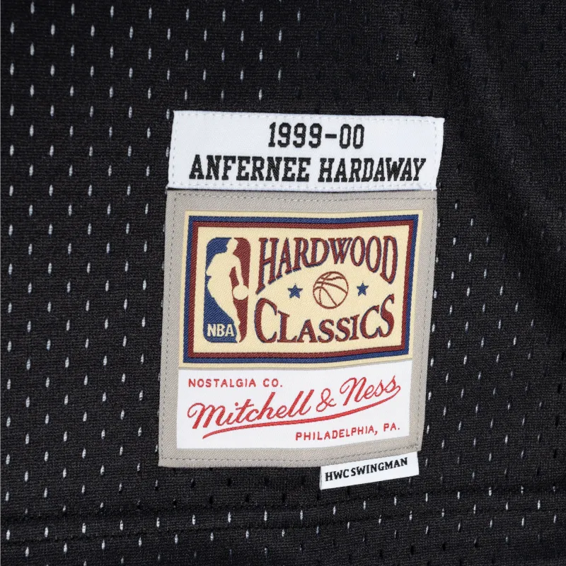 Men's Phoenix Suns Penny Hardaway Purple/Black Hardwood Classics 1999/00 Split Swingman Jersey