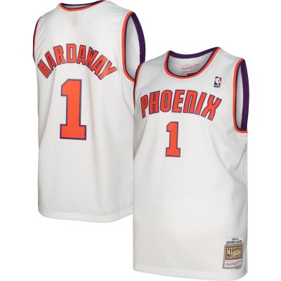 Men's Phoenix Suns Penny Hardaway White 2001/02 Hardwood Classics Swingman Jersey 01