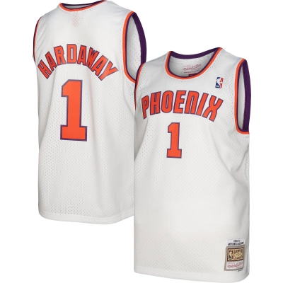 Men's Phoenix Suns Penny Hardaway White 2001/02 Hardwood Classics Swingman Jersey 01