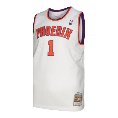 Men's Phoenix Suns Penny Hardaway White 2001/02 Hardwood Classics Swingman Jersey 02