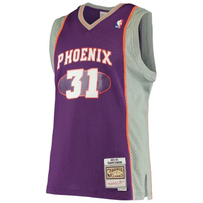 Men's Phoenix Suns Shawn Marion Purple 2001/02 Hardwood Classics Swingman Jersey 02