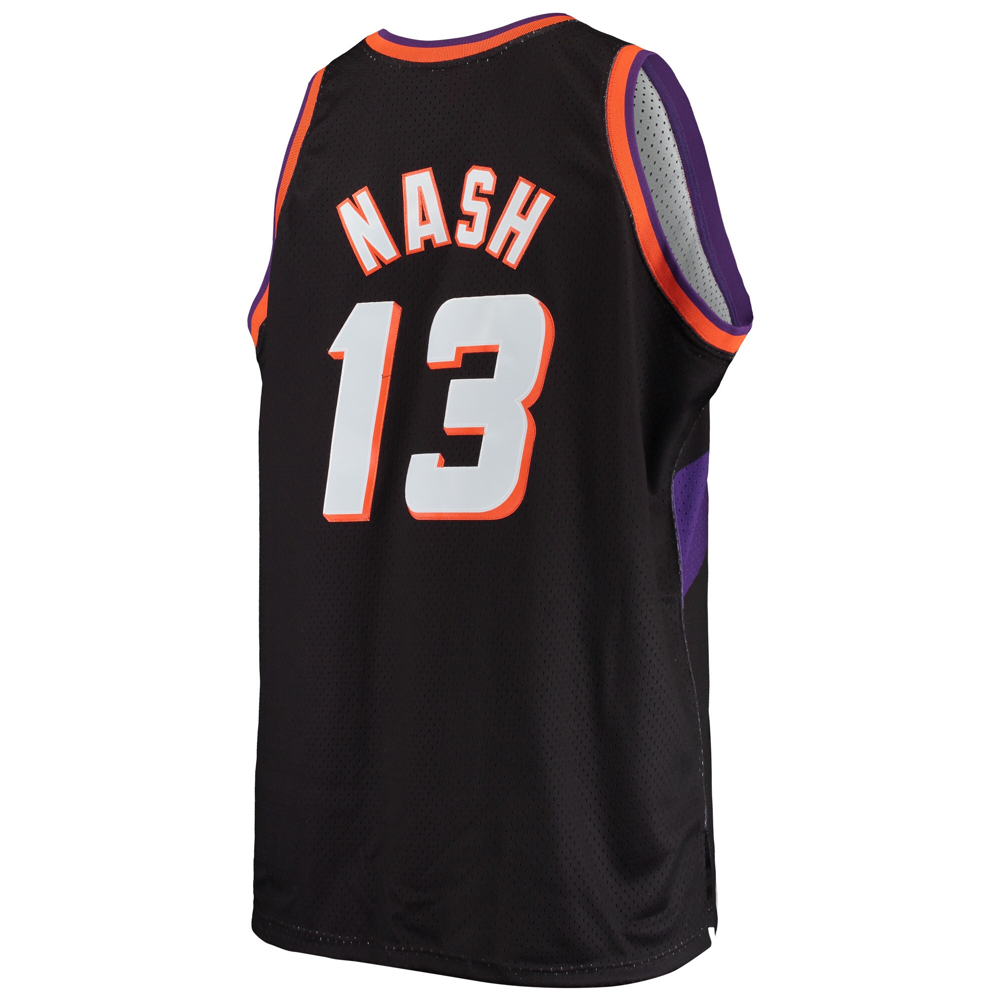 Men's Phoenix Suns Steve Nash Black 1996/97 Big & Tall Hardwood Classics Swingman Jersey