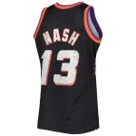 Men's Phoenix Suns Steve Nash Black 1996/97 Hardwood Classics NBA 75th Anniversary Diamond Swingman Jersey