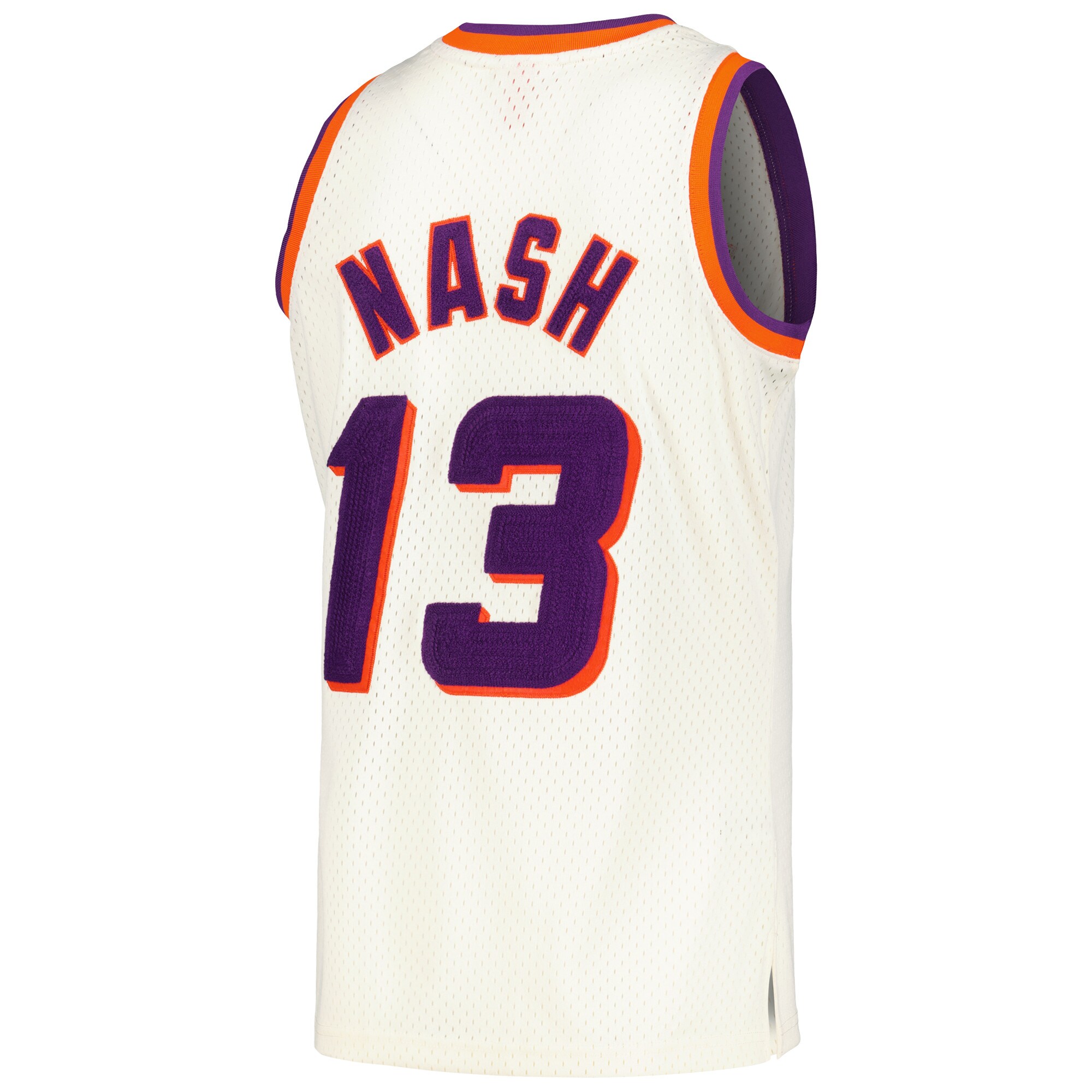 Men's Phoenix Suns Steve Nash Cream Chainstitch Swingman Jersey