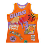 Men's Phoenix Suns Steve Nash Orange 1996/97 Swingman Sidewalk Sketch Jersey
