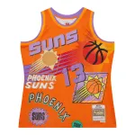 Men's Phoenix Suns Steve Nash Orange 1996/97 Swingman Sidewalk Sketch Jersey