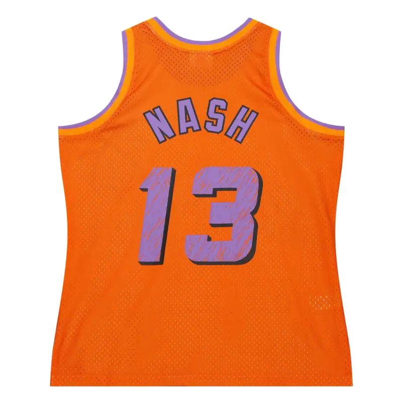 Men's Phoenix Suns Steve Nash Orange 1996/97 Swingman Sidewalk Sketch Jersey